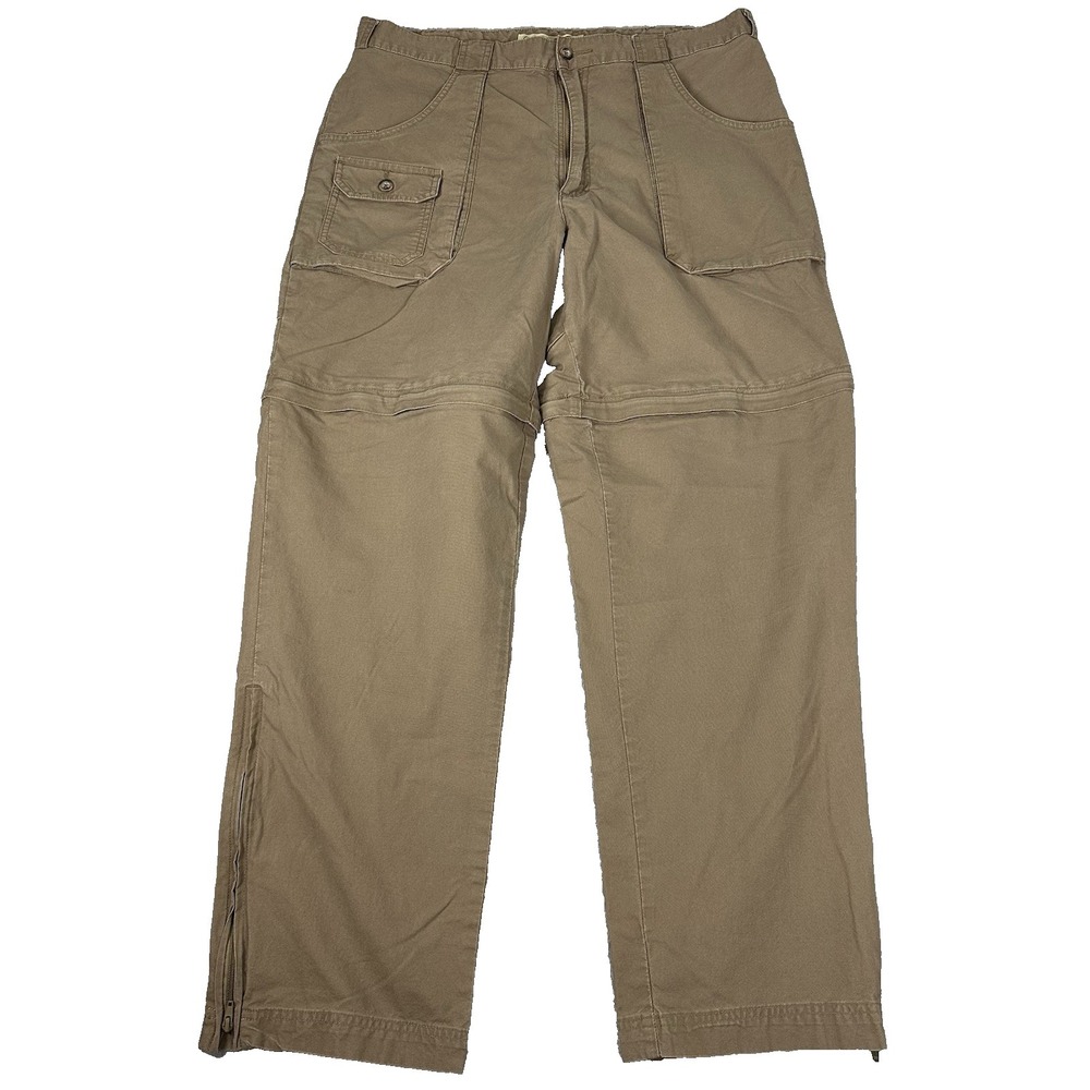 Cabelas Vintage Convertible Cargo Pants Men's Size 36x32 (36x30) Hiking Travel